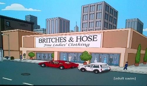 pun britches and hose family guy - Britches & Hose Time Ladies Clothing adult swim