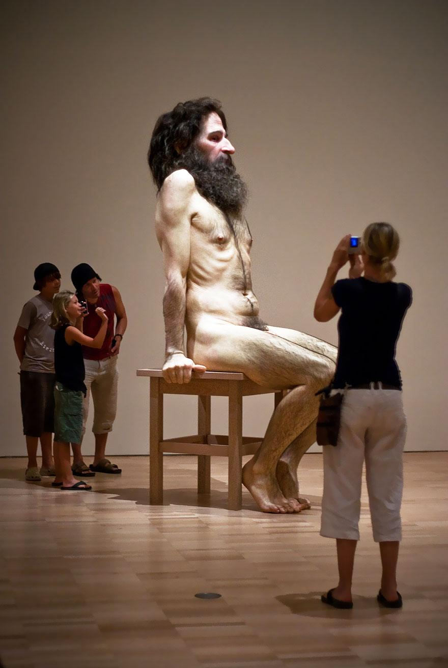 The Hyper-Realistic Sculptures Of Ron Mueck