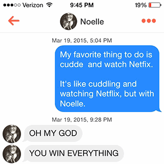 pick up lines for nicole - .00 Verizon 19% D Noelle , My favorite thing to do is cudde and watch Netfix. It's cuddling and watching Netflix, but with Noelle. , Oh My God You Win Everything