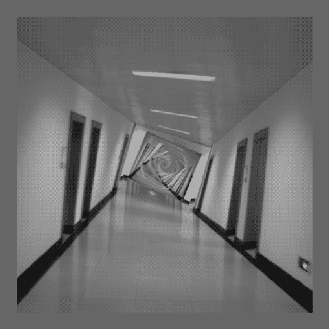 Walking to the dorm while tripping balls
