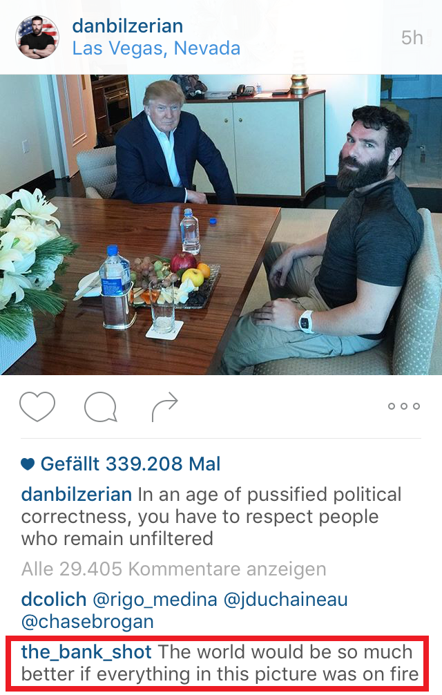 dan bilzerian trump - danbilzerian Las Vegas, Nevada a 000 Gefllt 339.208 Mal danbilzerian In an age of pussified political correctness, you have to respect people who remain unfiltered Alle 29.405 Kommentare anzeigen dcolich the_bank_shot The world would