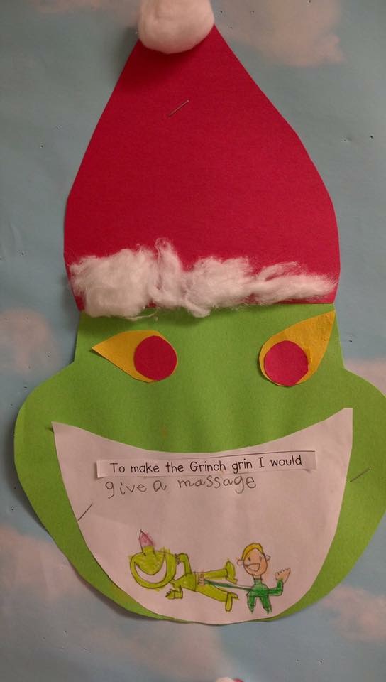 How the Grinch Stole Christmas - To make the Grinch grin I would give a massage