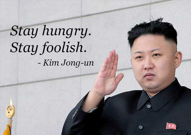 south korea kim - Stay hungry. Stay foolish. Kim Jongun