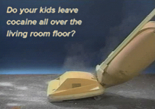 photo caption - Do your kids leave cocalne all over the living room floor?