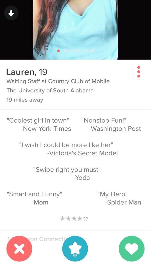 Not Necessarily The Best That Tinder Has To Offer
