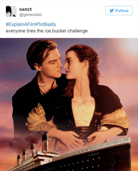 explain a film plot badly reddit - sanct everyone tries the ice bucket challenge Titanic