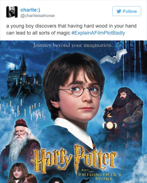 harry potter film poster - charlie y a young boy discovers that having hard wood in your hand can lead to all sorts of magic Journey beyond your imagination. Hanly Fujer And Philosopher'S Stone