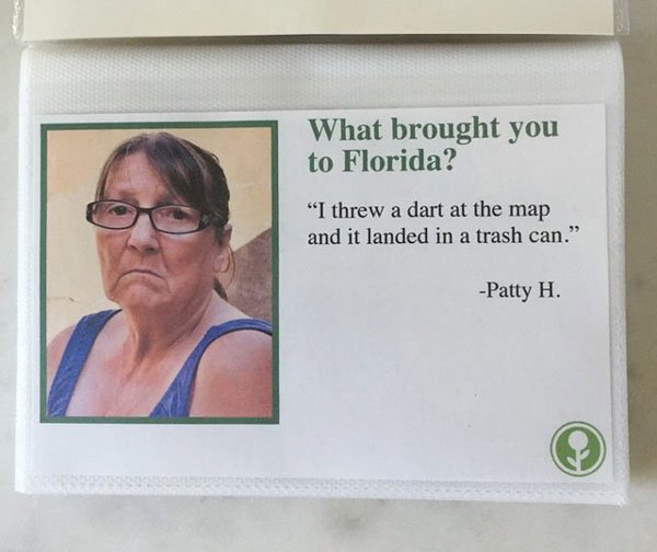 Fake Guest Book Left at Florida Airbnb is Almost Believable Because Florida