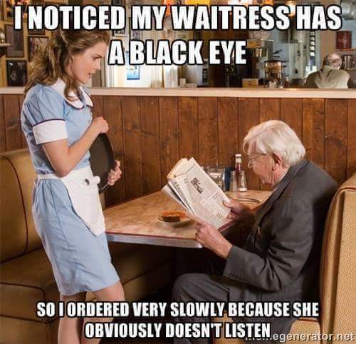movie waitress - I Noticed My Waitress Has A Black Eye Solordered Very Slowly Because She Obviously Doesn'T Listen.egenerator.net