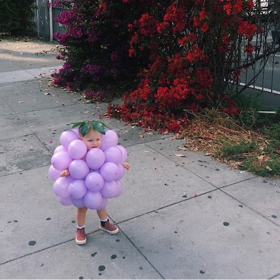baby grape costume