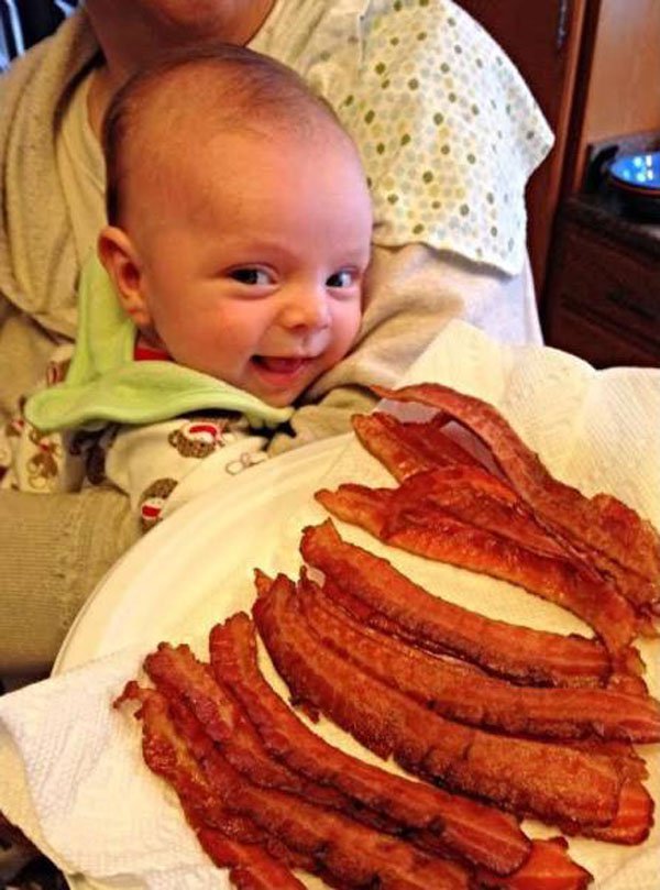 bacon baby meme