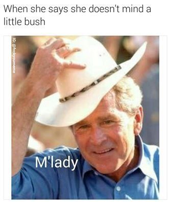 tip of the cap cowboy - When she says she doesn't mind a little bush Iglvckyoumeme M'lady