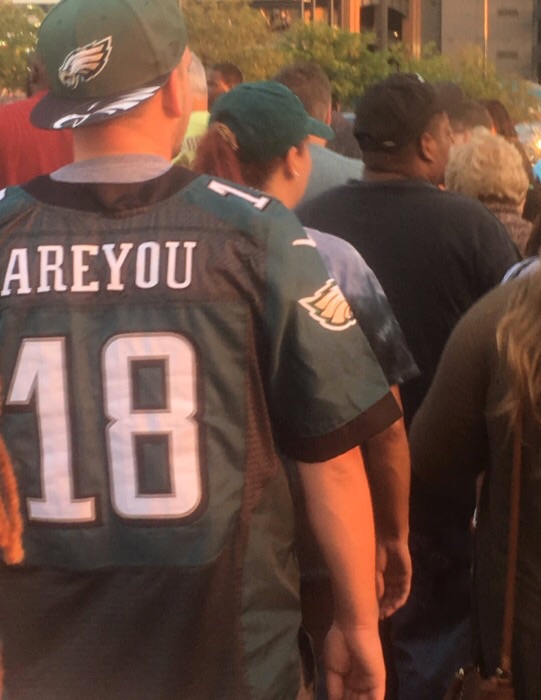 eagles are you 18 jersey - Areyou 18