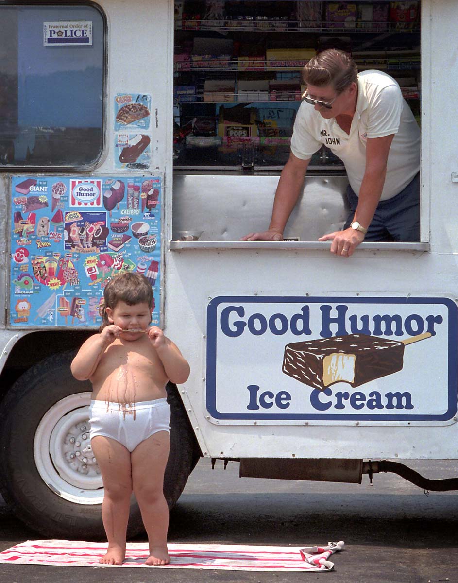 good humor ice cream kid - Fraternal Order of Police Betelorea John Giant Good Humor Good Humor Ice Cream