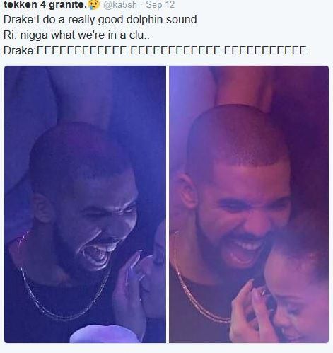 drake laughing in the club - tekken 4 granite. Sep 12 Drakel do a really good dolphin sound Ri nigga what we're in a clu.. DrakeEeeeeeeeeeee Eeeeeeeeeeee Eeeeeeeeeee
