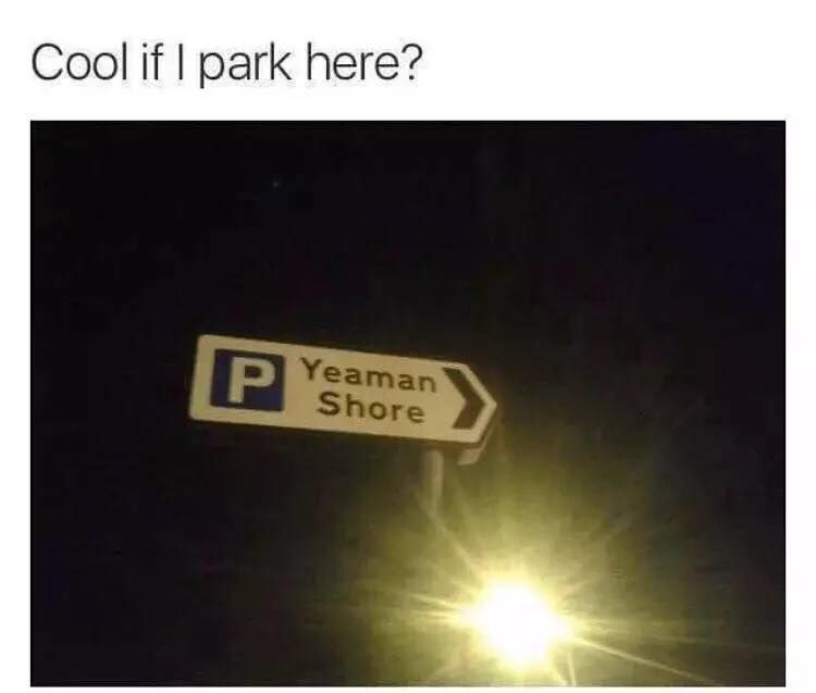 yeaman shore - Cool if I park here? Yeaman Shore