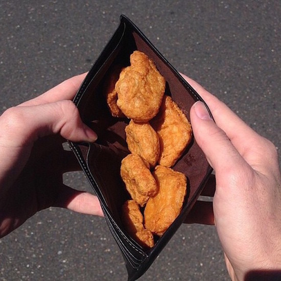chicken nugget money