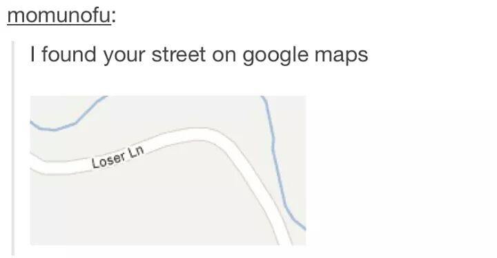 diagram - momunofu I found your street on google maps Loser Ln