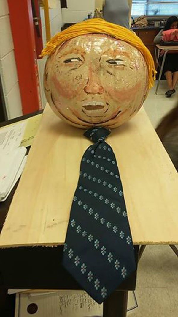 26 Trump Inspired Pumpkins That Will Make Halloween Great Again