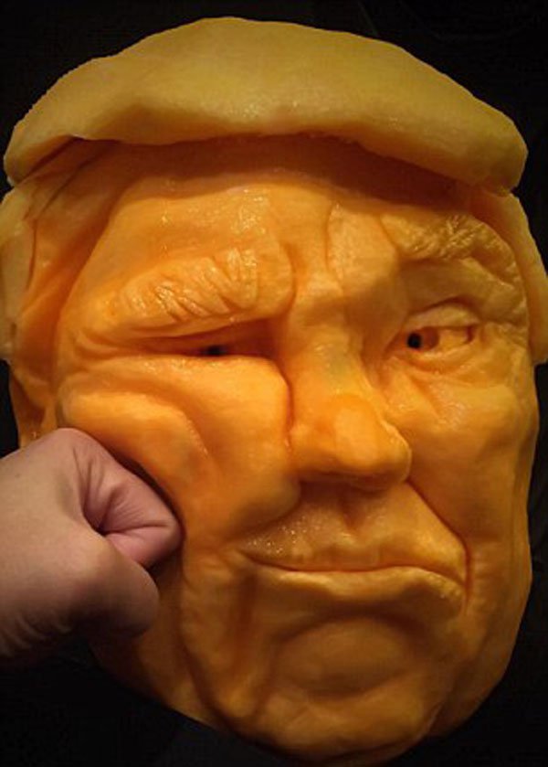 26 Trump Inspired Pumpkins That Will Make Halloween Great Again