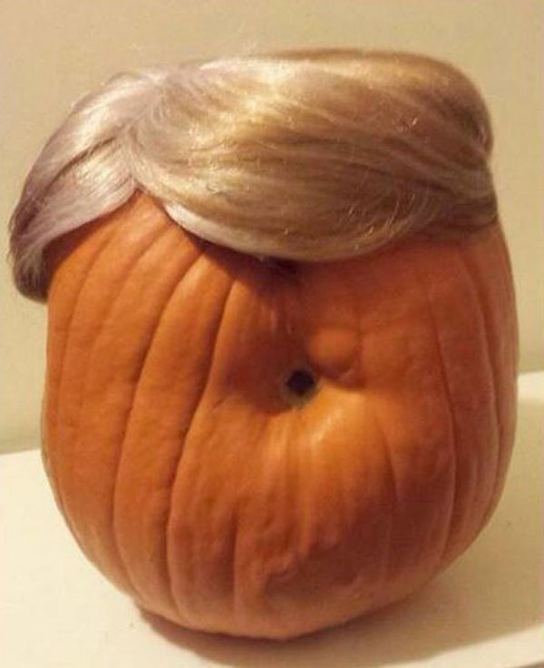 26 Trump Inspired Pumpkins That Will Make Halloween Great Again