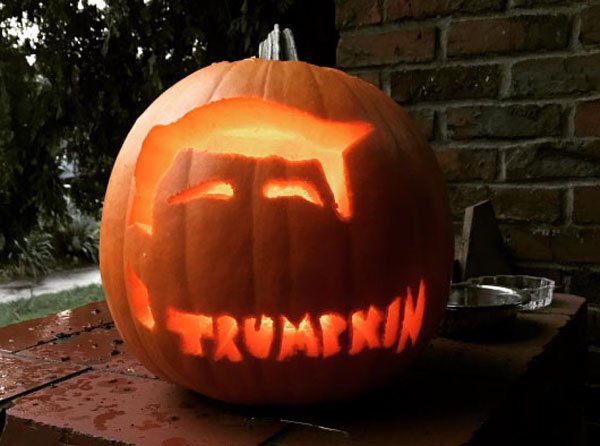 26 Trump Inspired Pumpkins That Will Make Halloween Great Again