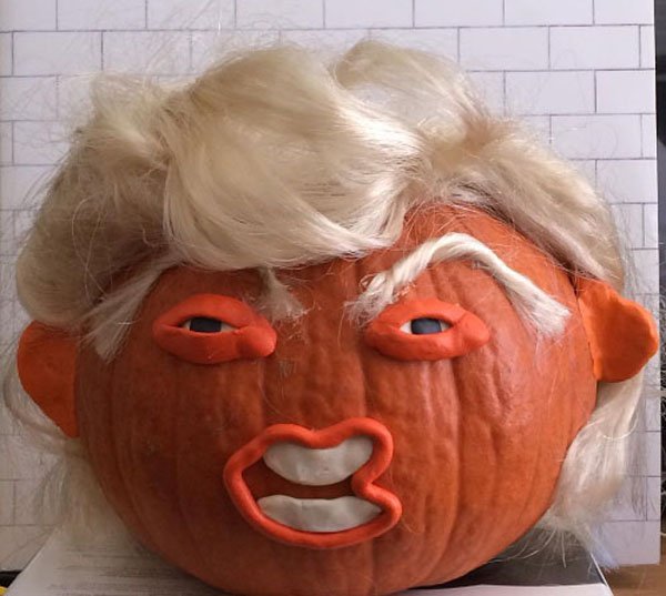 26 Trump Inspired Pumpkins That Will Make Halloween Great Again