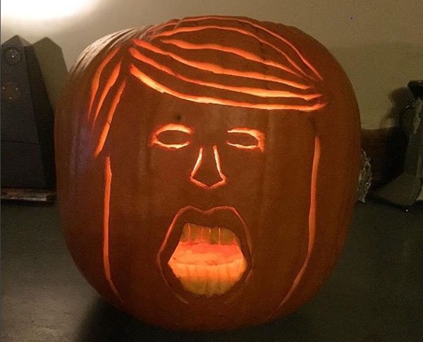 26 Trump Inspired Pumpkins That Will Make Halloween Great Again