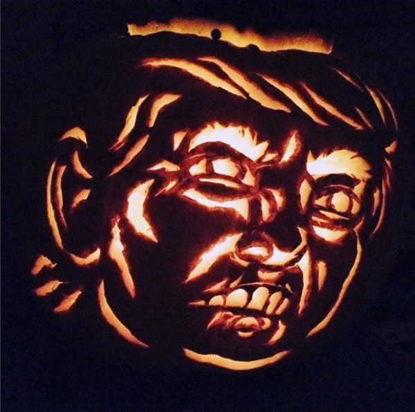 26 Trump Inspired Pumpkins That Will Make Halloween Great Again