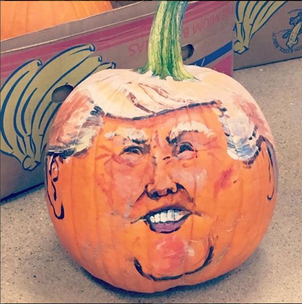 26 Trump Inspired Pumpkins That Will Make Halloween Great Again