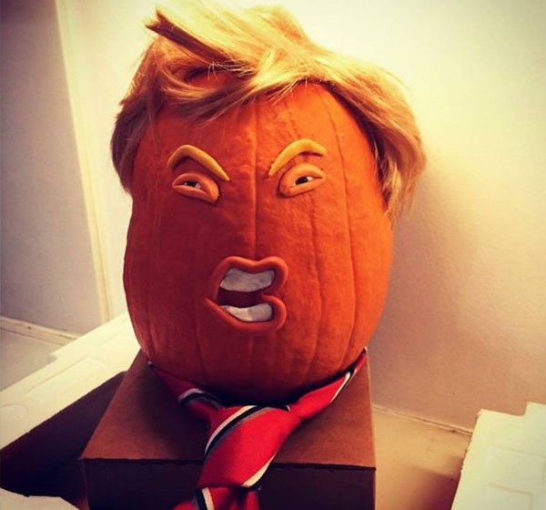 26 Trump Inspired Pumpkins That Will Make Halloween Great Again