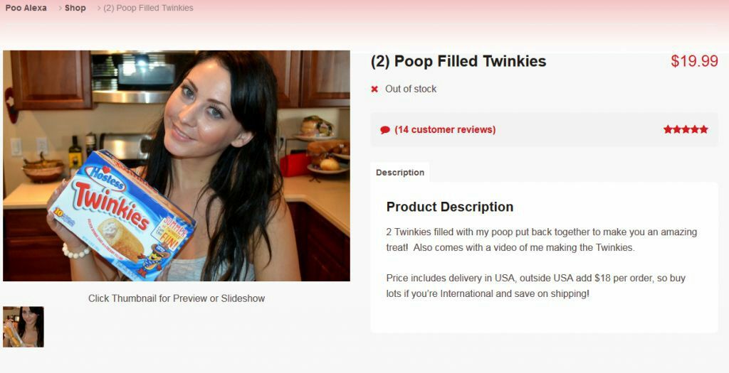 poop twinkies - Poo Alexa Shop 2 Poop Filled Twinkies 2 Poop Filled Twinkies $19.99 Out of stock 14 customer reviews Hostess Description Twinkies Product Description Dumnes 2 Twinkies filled with my poop put back together to make you an amazing treat! Als