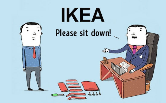 ikea job interview - Ikea Please sit down!