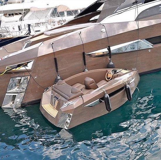 cool art of kinetik tender yacht