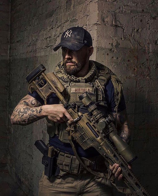 cool man in tactical gear k