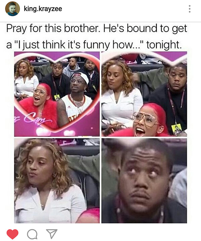 ratchet funny meme - king.krayzee Pray for this brother. He's bound to get a "I just think it's funny how..." tonight.