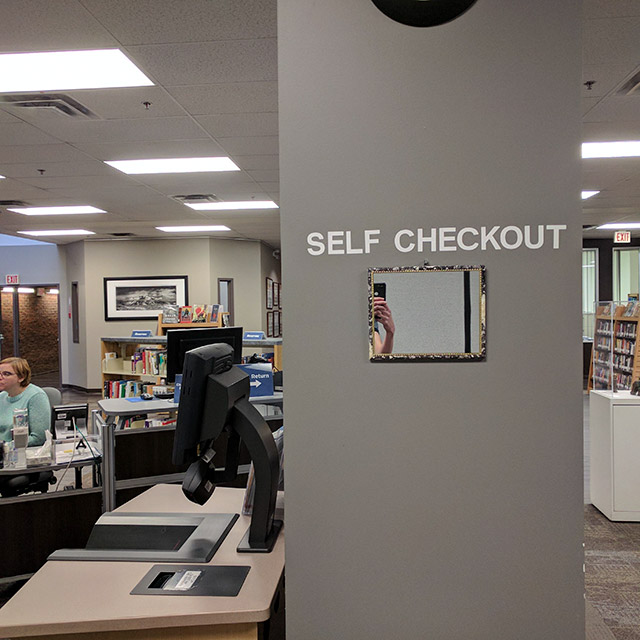 library self checkout funny - Self Checkout