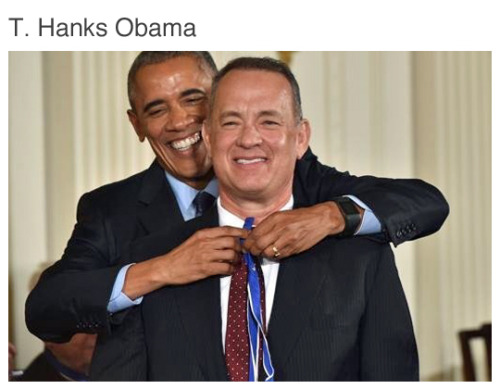 t hanks obama - T. Hanks Obama