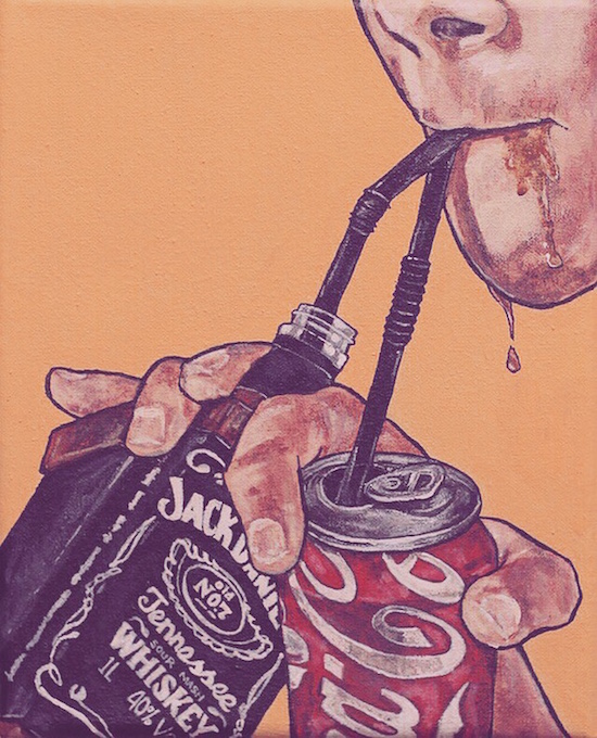 jack and coke drawing - Vhiskey Jennessee Sour Nash 40%V 1L
