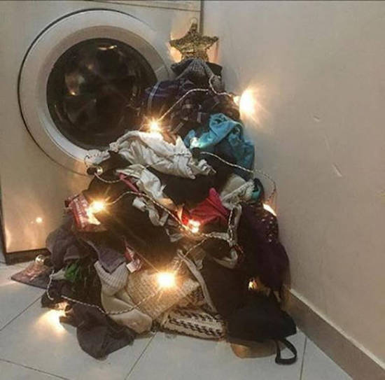 christmas tree laundry