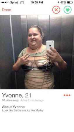 tinder swipe right meme - Sprint Lte 47 Done Yvonne, 21 About Yvonne Look Bartome Mary