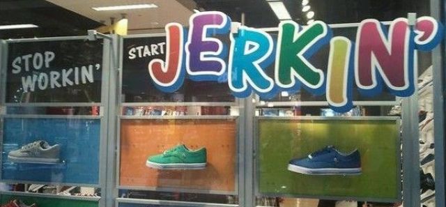 signage - Start Stop Jerkin ..Workin'