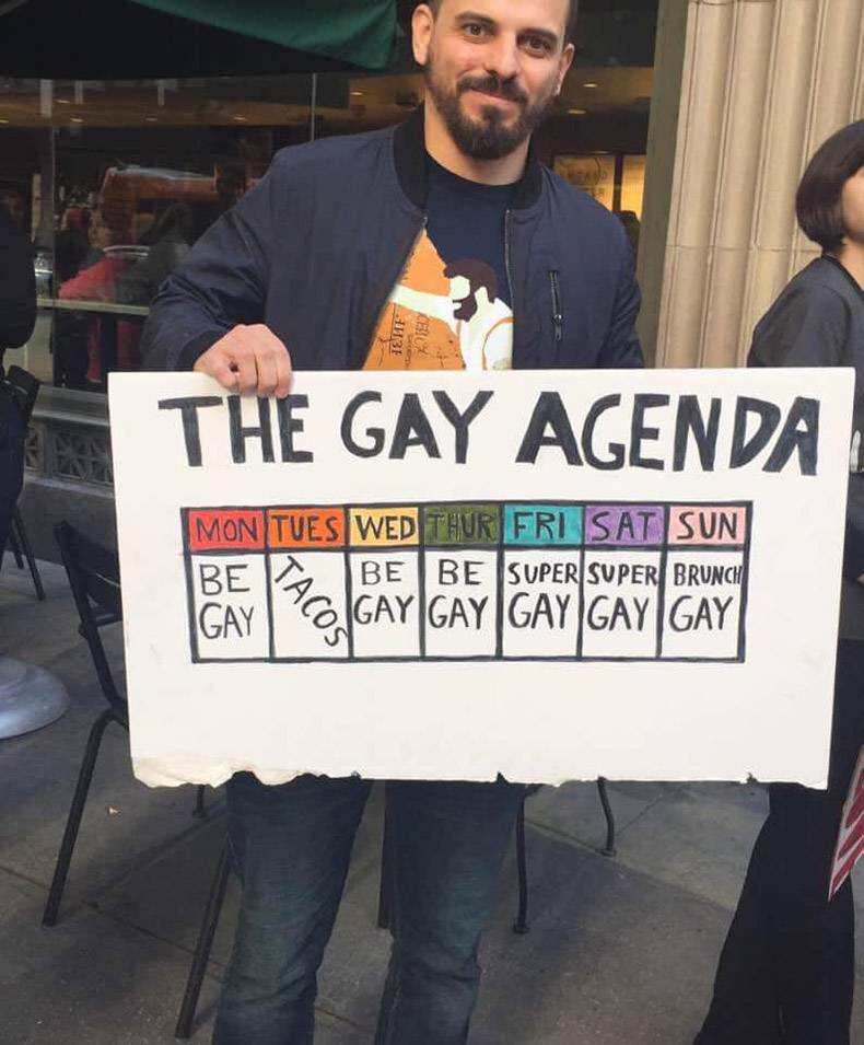 random gay agenda meme - 13 Ceo The Gay Agenda Mon Tues Wed Thur Fri Sat Sun Be Bebe Super Super Brunch Gay Gay Gay Gay Gay Gay
