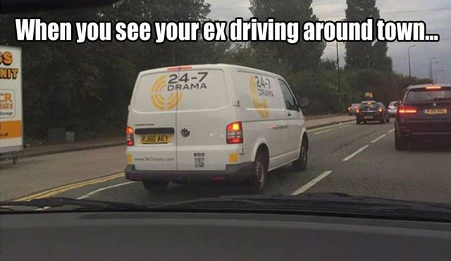 ex memes twitter - When you see your ex driving around town. Nit 247 Drama