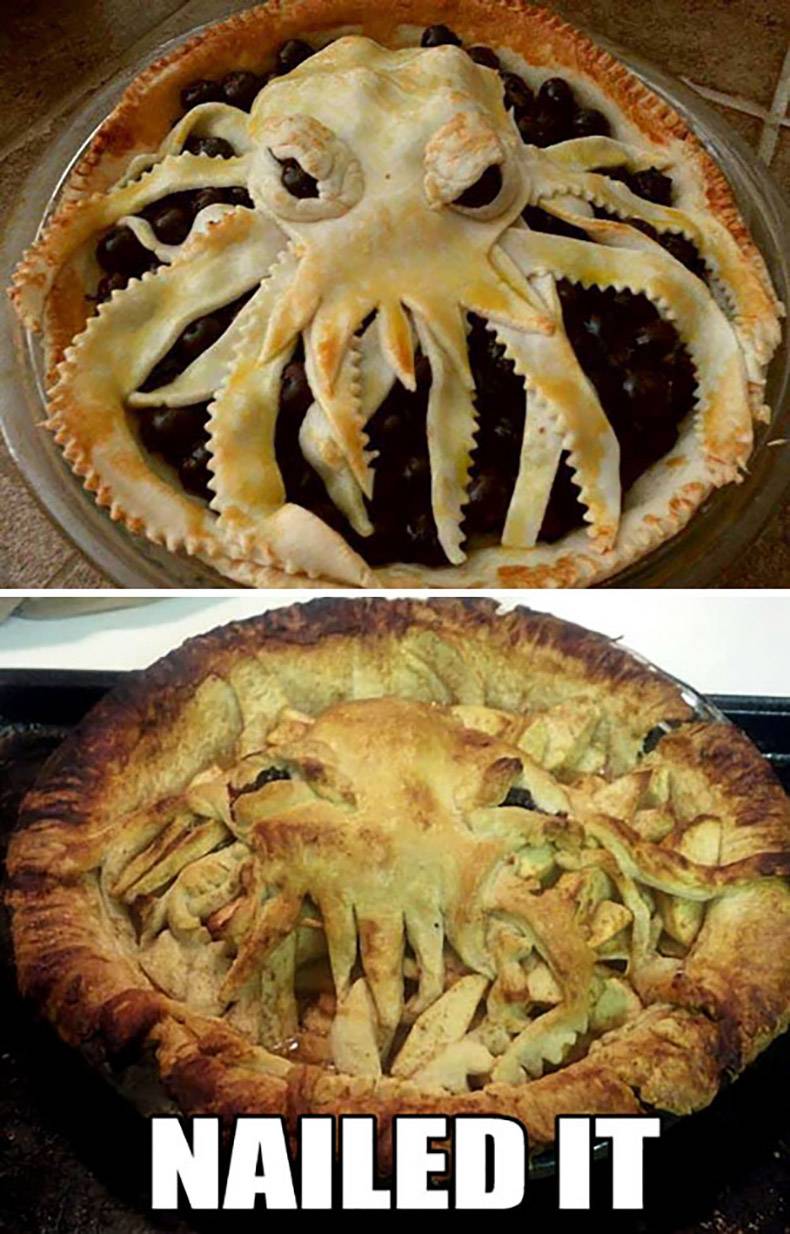 baking fails - Nailed It