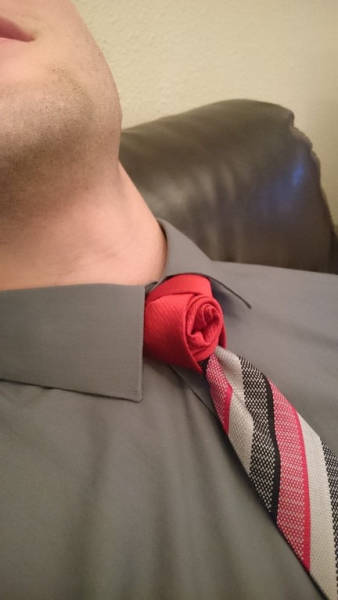 rose tie or prolapsed buttpussy?