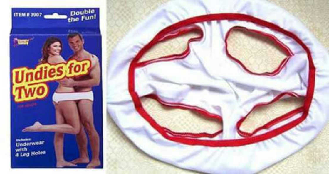 joint facebook account meme - Item 3007 0 Double the Fun! Undies for Two Underwear with A Leg Holes