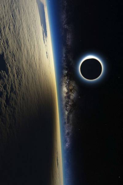 nasa solar eclipse from space