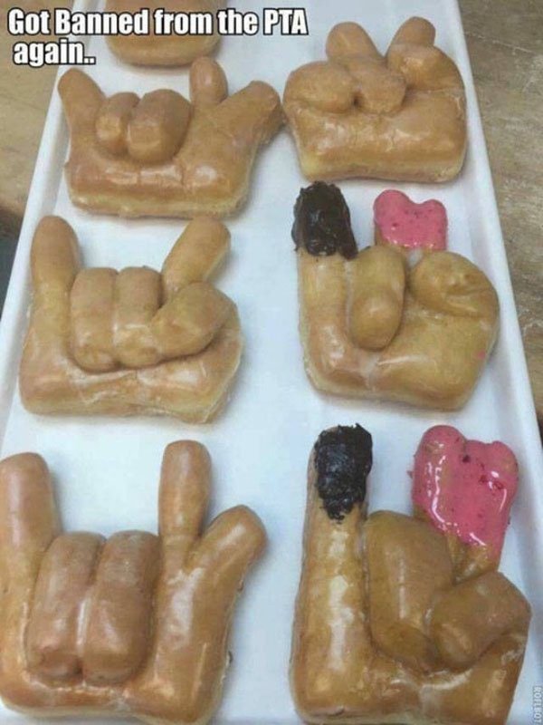 just lost my job at the donut shop - Got Banned from the Pta again. Boilet