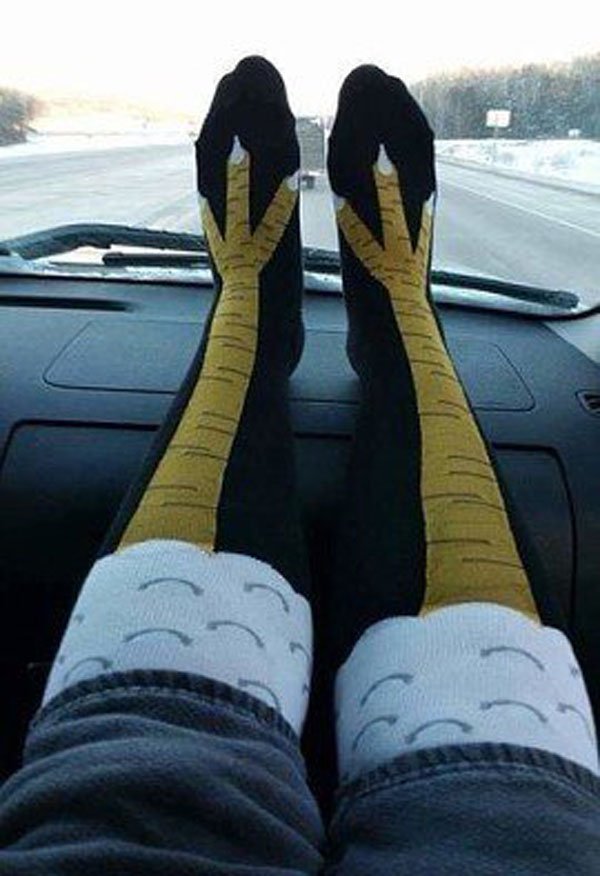 chicken legs socks